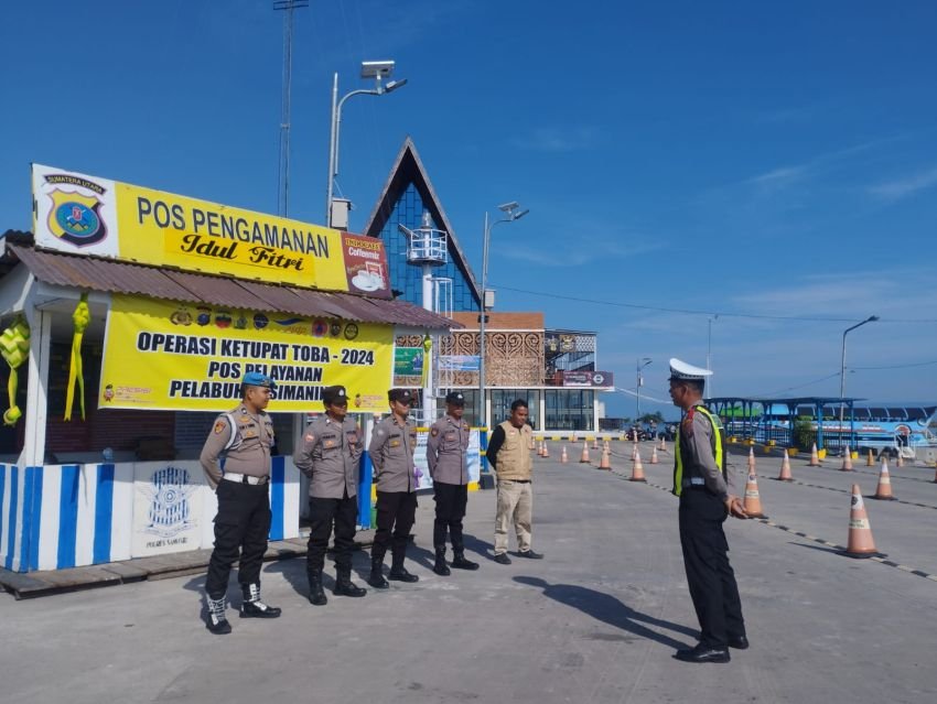Polres Samosir Buka Posko Induk Layanan Ops Ketupat Toba 2024