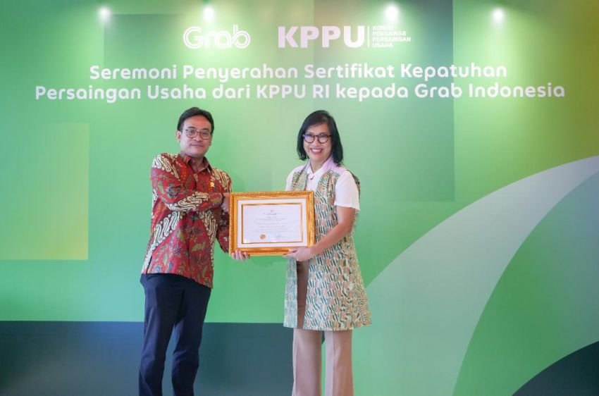 Grab, Perusahaan Teknologi Pertama Penerima Sertifikat Penetapan Program Kepatuhan Persaingan Usaha dari KPPU RI