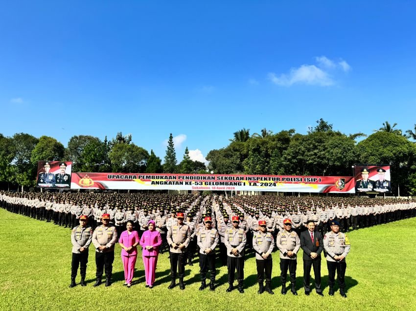 2.000 Personel Bintara Polri Resmi Ikuti Pendidikan Sekolah Inspektur Polisi di Setukpa Lemdiklat Polri Sukabumi