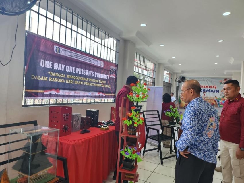 Lapas Pancur Batu Gelar One Day One Prison Produk Jelang HBP Ke-60