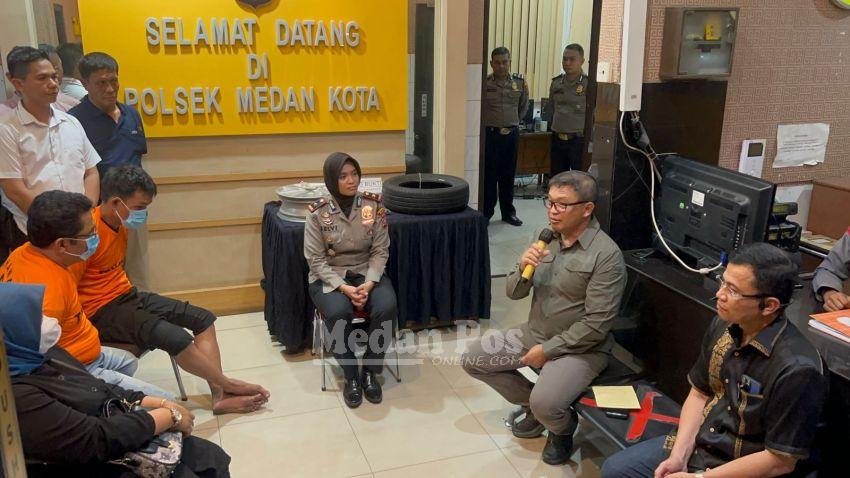 Spesialis Pencuri Ban Mobil Akhirnya Ditangkap, Kapolsek Medan Kota Sempat 'Digas' Kapolda