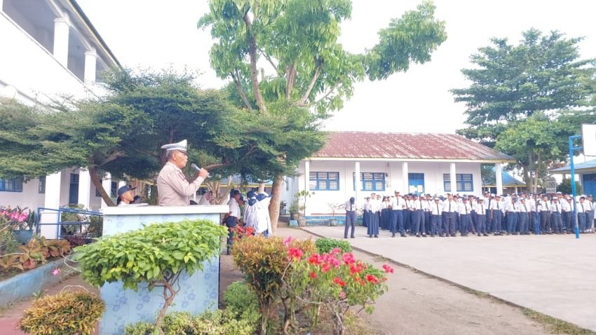 Police Goes To School Sat Lantas Polres Batu Bara Sosialisasikan Tertib Berlalu Lintas