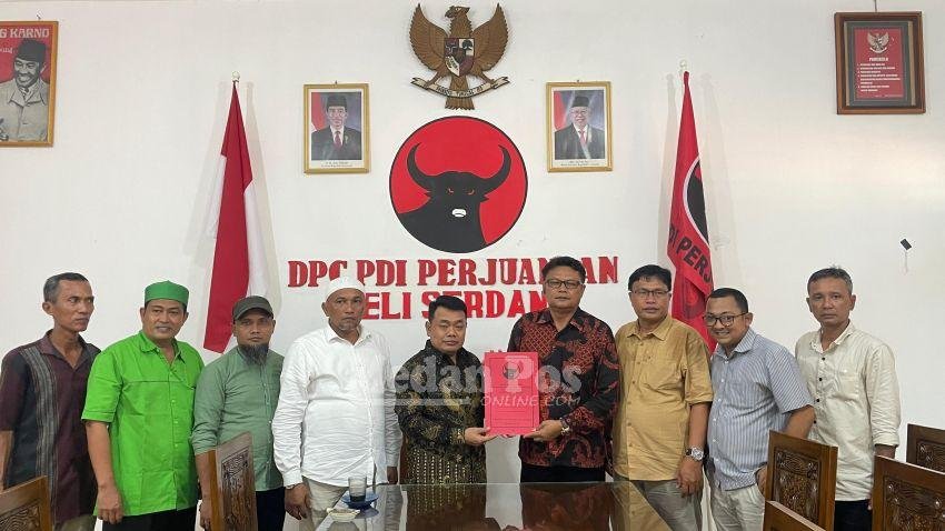 Jelang Pilkada Deli Serdang, Dr Misnan Aljawi SH MH Daftar ke PDI-P dan Golkar  &nbsp;