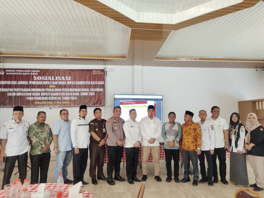Bacabup Batu Bara H Al Asari Hadiri Sosialisasi Tahapan Pilkada Batu Bara