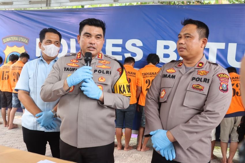 Kapolres Batu Bara Rilis 27 Kasus Narkoba Selama 3 Minggu Terakhir, 1 Orang Tersangka Dinyatakan Tewas