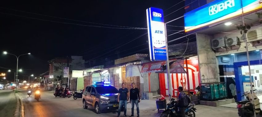 Polsek Indrapura Polres Batubara Galakkan Patroli Malam memberikan Kenyamanan Pada Masyarakat