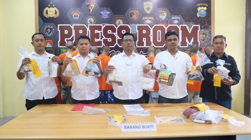 Ops Antik Toba 2024, Polres P.Siantar Ungkap15 Kasus Narkoba