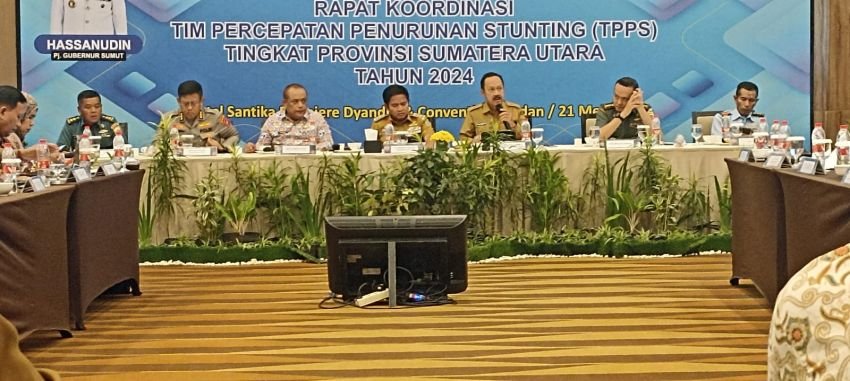 Pj Gubsu Minta Prevalensi Stunting Turun Satu Digit di 2024