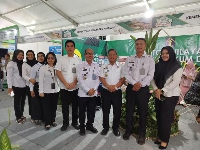 Kanwil Kemenkumham Sumut Berpartisipasi Dalam The 10th Annual Event Pekan Inovasi dan Investasi Sumut Tahun 2024