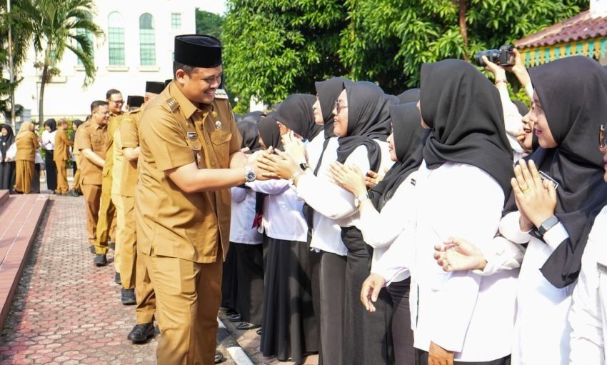 Bobby Nasution Lantik 679 PPPK Pemko Medan