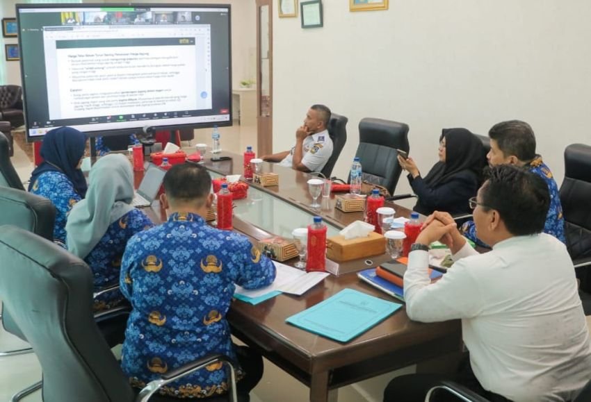 Pemko Tebing Tinggi Ikuti Rakor, Daerah Diminta Perbaiki Angka Inflasi