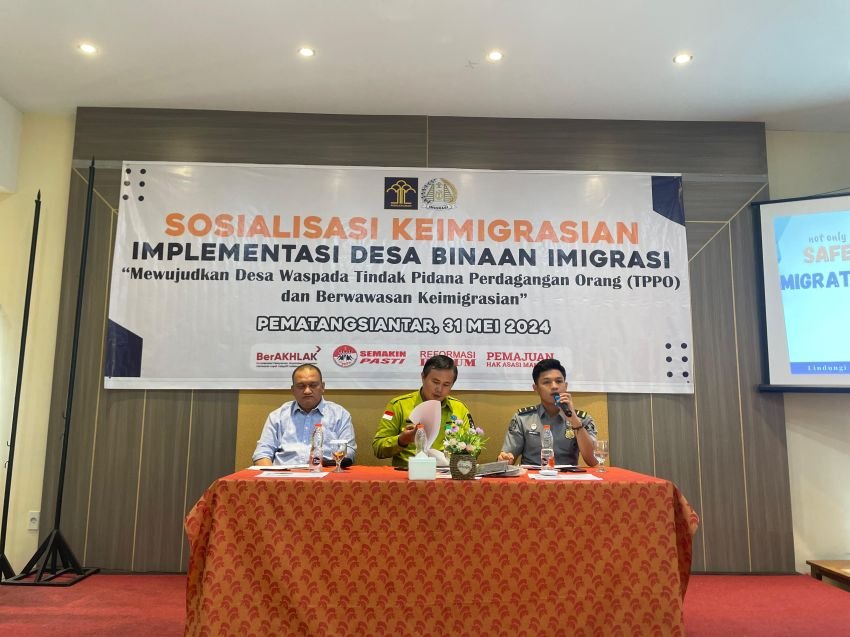 Kakan Imigrasi Siantar: Perangkat Kelurahan/Desa Sangat Membantu Mengawasi Warga