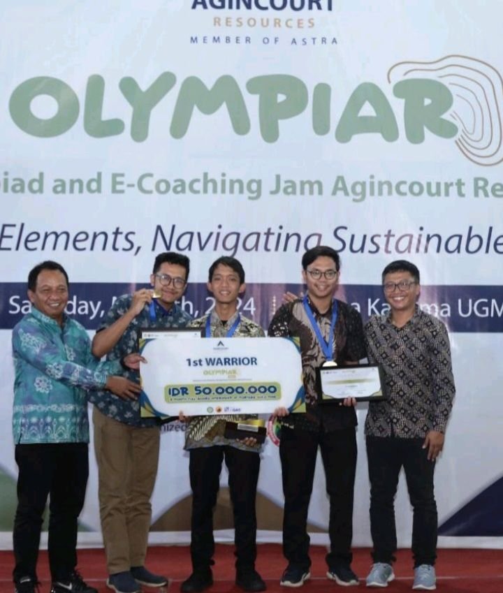 Tim Hornblende  Sabet Juara 1 Olympiade Agincourt Resources 2024