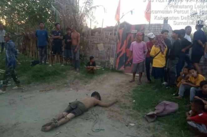 Diduga Dibunuh, Seorang Pemuda Ditemukan Tewas di Bagan Percut