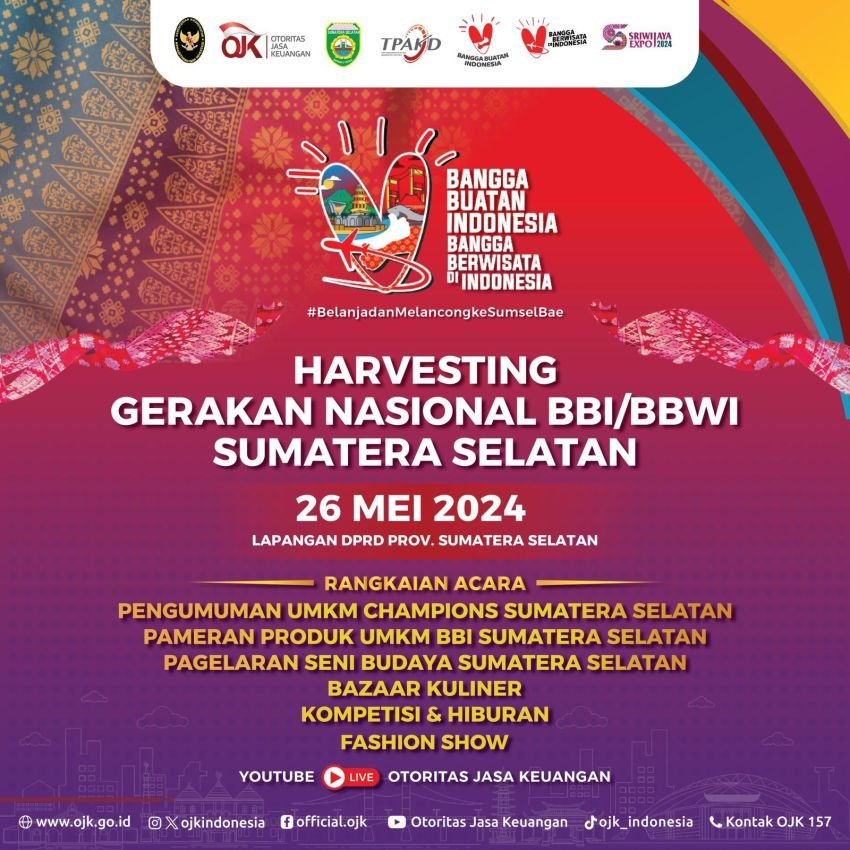 OJK Gelar Harvesting Gerakan Nasional Bangga Buatan Indonesia dan Bangga Berwisata di Indonesia