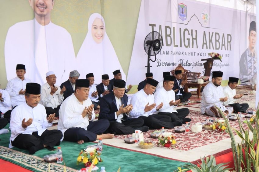 Bentuk Rasa Syukur, Pemko Binjai Gelar Tabligh Akbar Dalam Rangka HUT Kota Binjai Ke-152