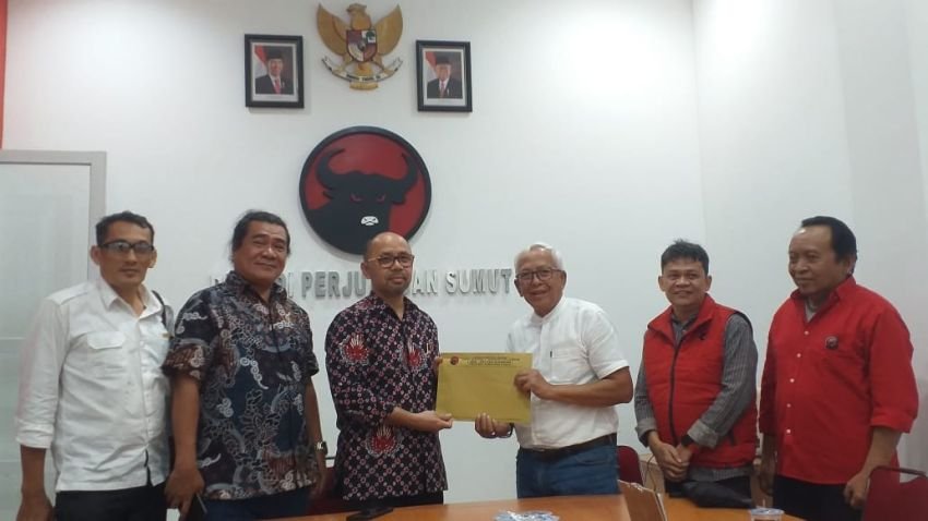 Pengusaha Barry Simorangkir Daftar Balon Gubsu ke PDI Perjuangan