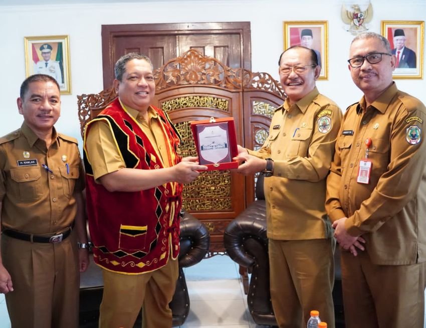 Tertarik Dengan MPP, Pj Wako Tebing Tinggi Terima Kunker Wabup Nias