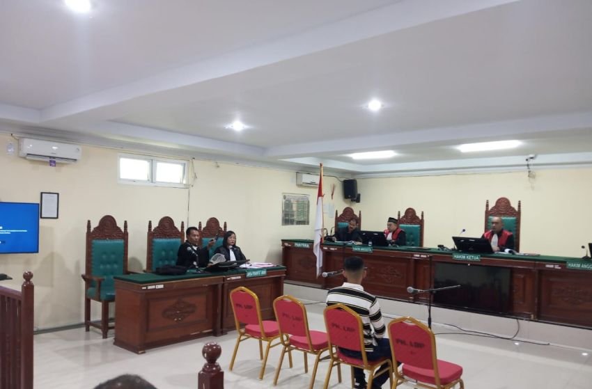 Sidang Lanjutan Godol, Saksi Bripda Surya Darma Sebut Tidak Melihat Terdakwa Buang Senpi