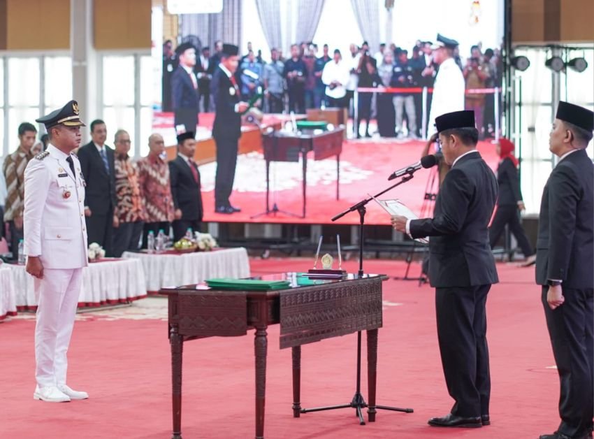 Pj Gubsu Lantik Moettaqien Hasrimi Jadi Pj Wali Kota Tebing Tinggi
