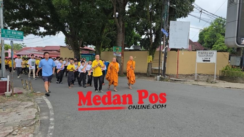 Hari Raya Waisak, Perguruan Buddha Jayanti Labuhanbatu Gelar Karnaval