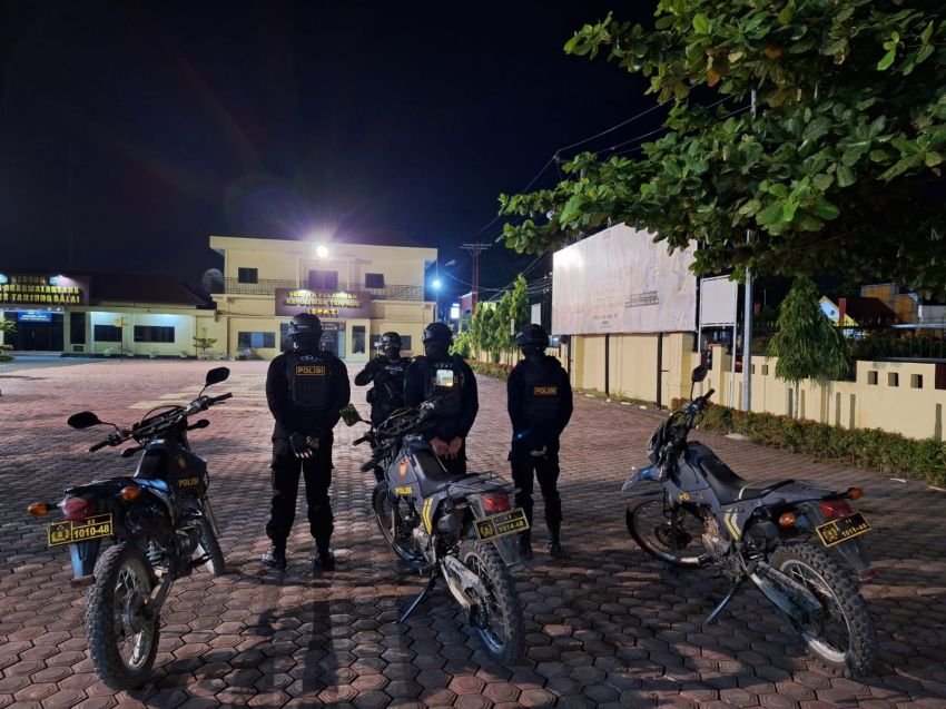 Antisipasi Terjadi Kejahatan, Tim Spartan Polres Tanjung Balai Laksanakan Patroli Lokasi Rawan Kriminalitas