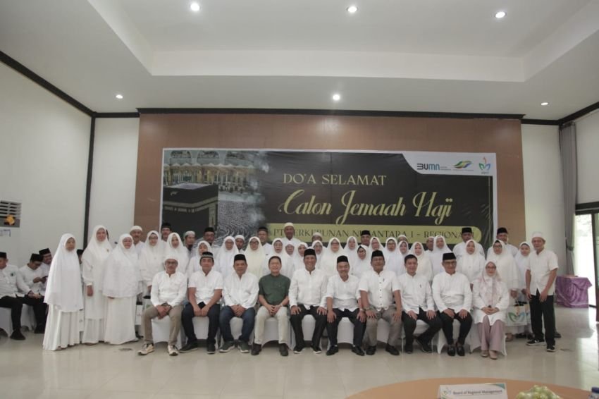 PTPN 1 Regional 1 Lepas Calon Jemaah Haji : Laksanakan Ibadah Secara Ikhlas.
