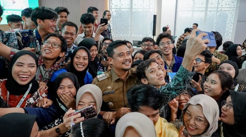 Bobby Nasution Keynote Speaker Talk Show &ldquo;Kepemimpinan di Sumut&rdquo; Di USU