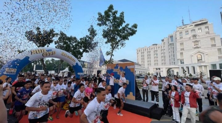 Hadirkan Pengalaman Lari Point to Point di Tengah Kota Medan