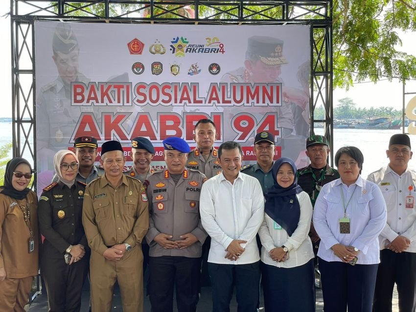 Wujud Rasa Syukur 30 Tahun Mengabdi, Alumni AKABRI 94 Gelar Bhakti Sosial di Kota Tanjung Balai