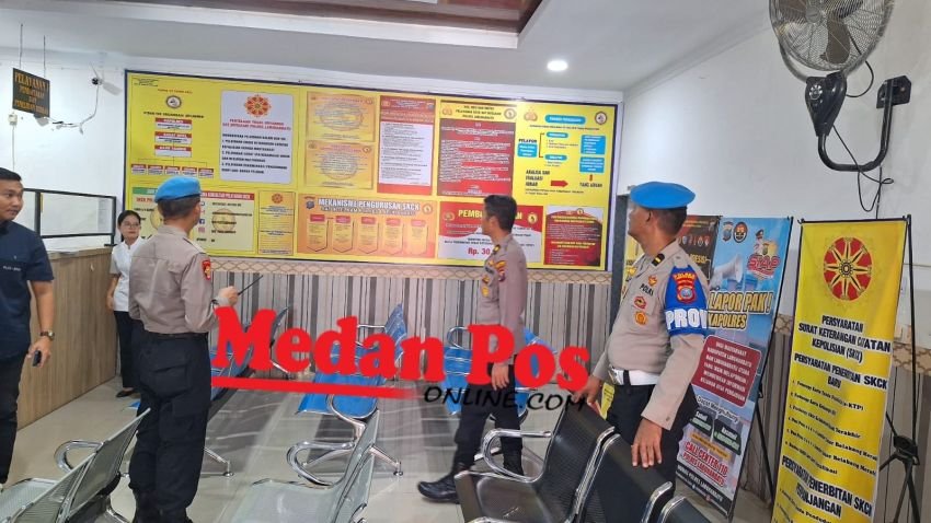 Kabag Ren Lakukan Pengecekan Mutu Layanan di Polres Labuhanbatu