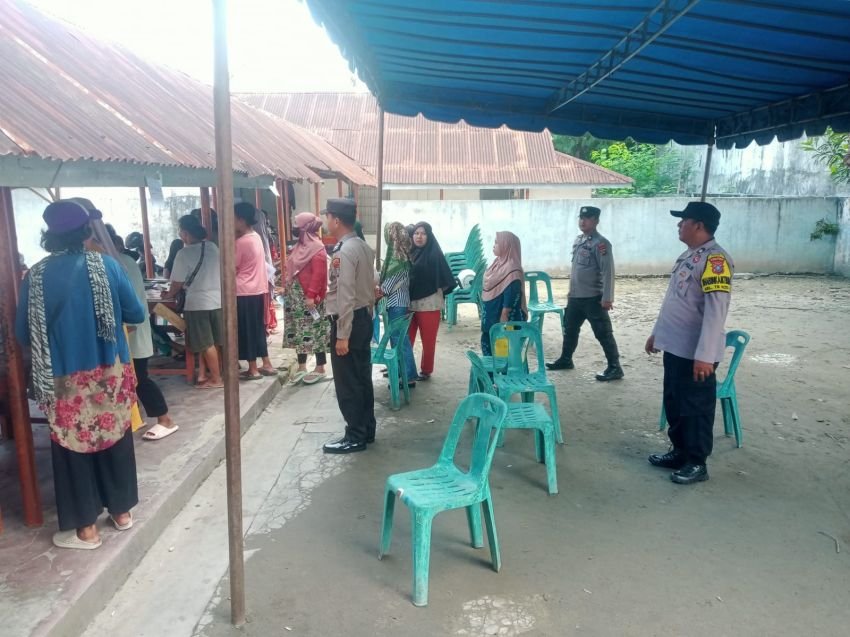 Polres Tanjungbalai Laksanakan Pengamanan Bantuan Pemerintah