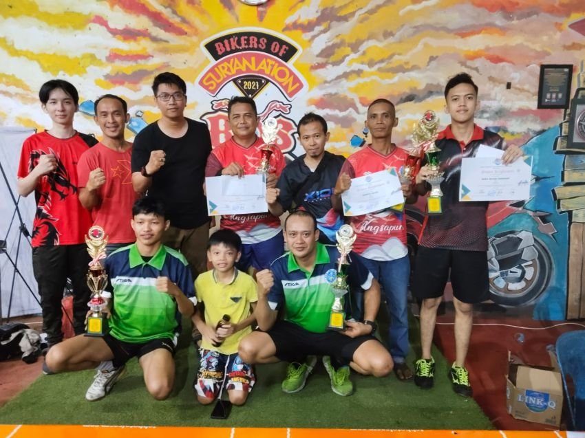 PTM Angsapura Berjaya di Turnamen Tenis Meja 10 November se-Sumut di Binjai