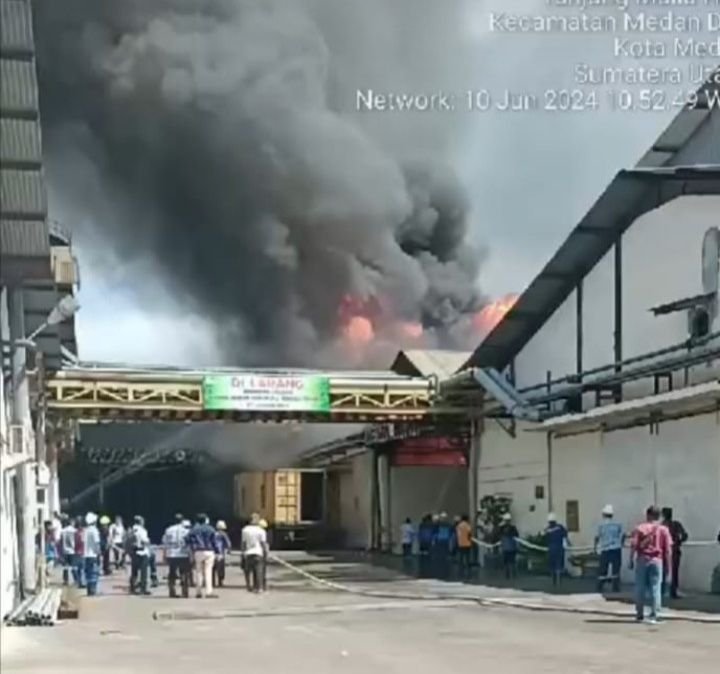 PT Musim Mas Nyaris Habis Dilalap Api