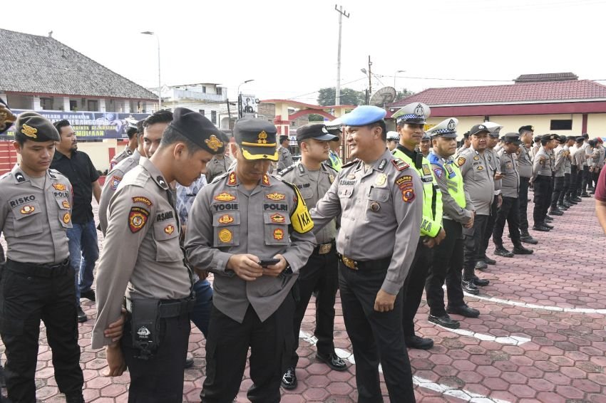 Kapolres Samosir Tindak Tegas  Personel yang Memiliki Aplikasi Judi Online