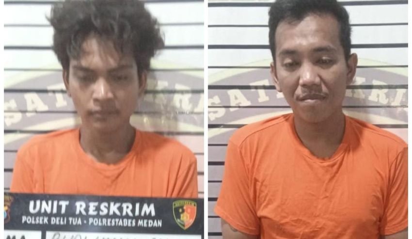 Puskesmas Kwala Bekala Dibobol, Tempo Sehari 2 Pelaku Ditangkap Polsek Delitua