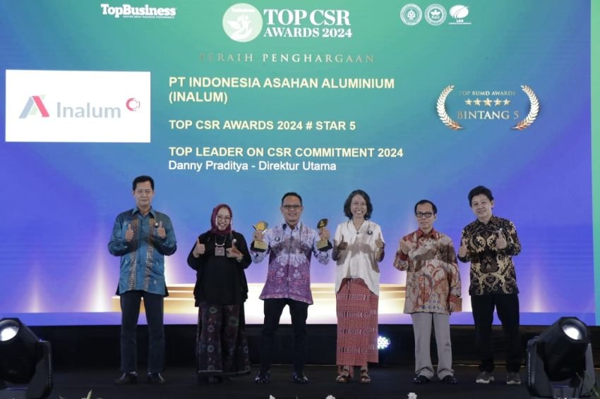 Inalum  Kembali Raih Dua Penghargaan CSR