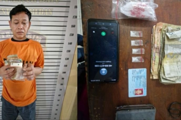 Berkat Laporan Warga, Pengedar Narkoba Diringkus di Hotel Nirwana, Bb 4 Klip Sabu