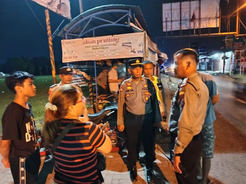 Antisipasi 3C, Geng Motor, Tawuran,  Polsek Pancur Batu Lakukan Razia