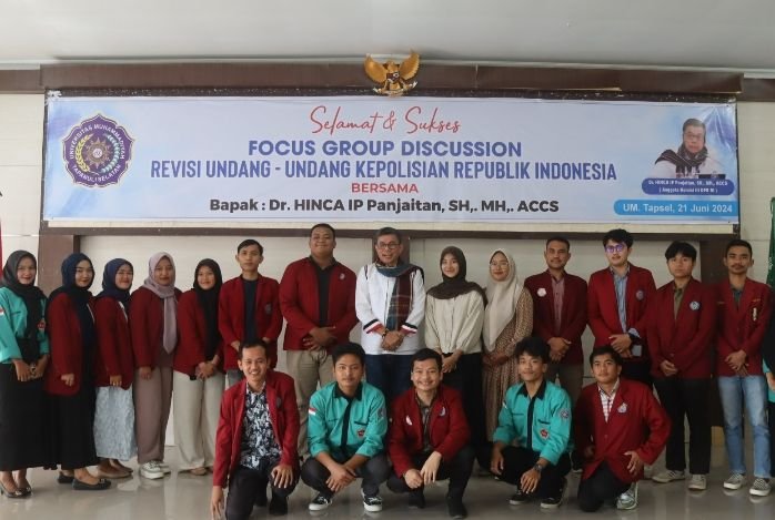 FGD Di UM Tapsel, Anggota DPR RI: Usia Pensiun Anggota Polri 60 Tahun Sangat Tepat
