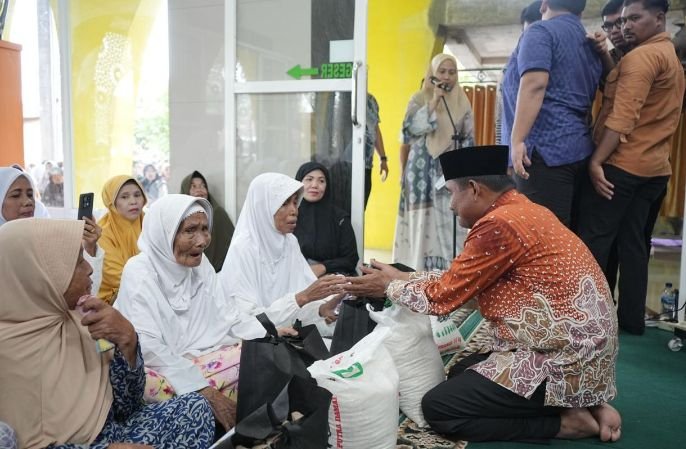 Bantuan Rp 25 Juta, Wali Kota Binjai Hadiri Pengajian Akbar