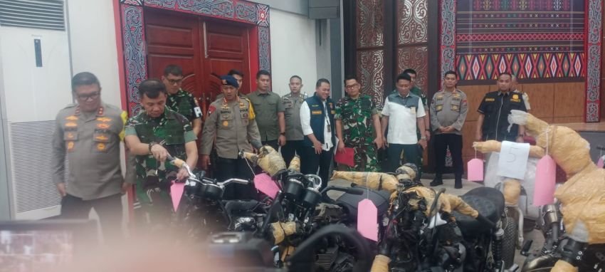 Kolaborasi Polda Sumut dan Kodam I/BB Gagalkan Penyelundupan  Senilai Rp24 Miliar,  13 Moge hingga Hewan Peliharaan dan Sparepart Disita