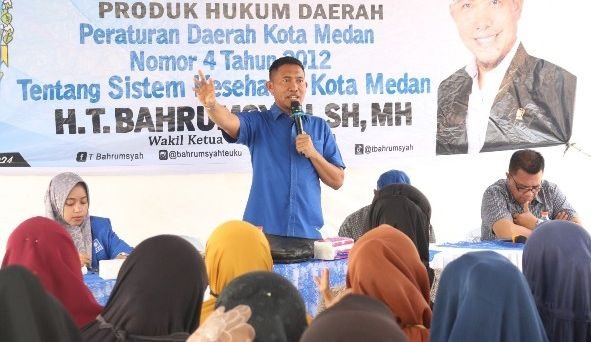 Bahrumsyah Imbau Warga Kota Medan Terapkan Pola Hidup Sehat