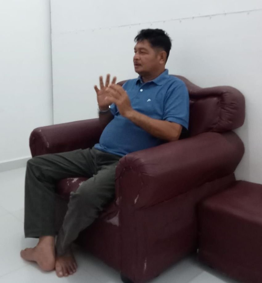 Merasa Diintimidasi, Ditipu dan Dijebak, Kades Gambus Laut Akan Laporkan 4 Pria Mengaku Dari PT Jui Shin Indonesia