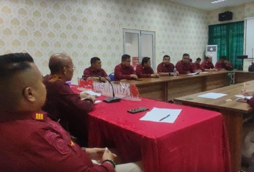 Plt Kalapas Beri Penguatan Kerjasama Antar Seksi Lapas Pancur Batu