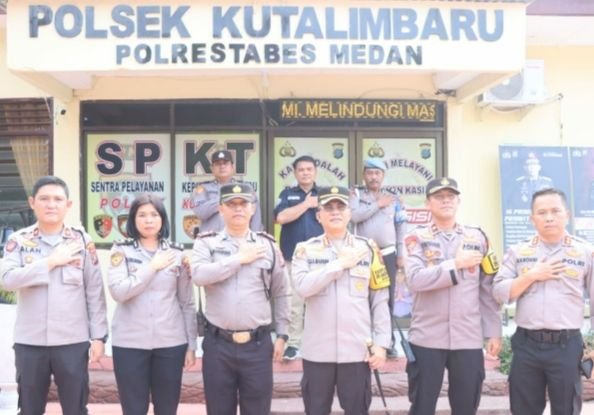 Kapolrestabes Medan Sidak ke Polsek Kutalimbaru, Ini Pesan Kombes Pol Teddy JS Marbun
