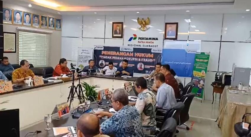 Dukung Anti Korupsi, Pertamina Patra Niaga Regional Sumbagut Gelar Penyuluhan Awareness Tindak Pidana Korupsi dan Kecurangan