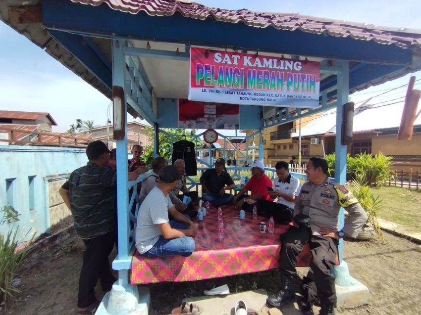 Sat Binmas Polres Tanjung Balai Penilaian Lomba Satkamling Jelang Pilkada Serentak