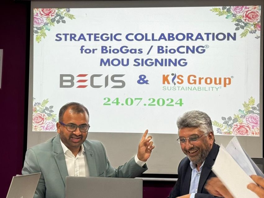 BECIS dan KIS Group menandatangani nota kesepahaman (MOU) strategis untuk proyek Biogas dan BioCNG