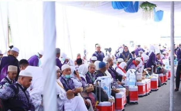 Alhamdulillah, Sebanyak 318 Jama'ah Haji Labuhanbatu Tiba Dengan Selamat